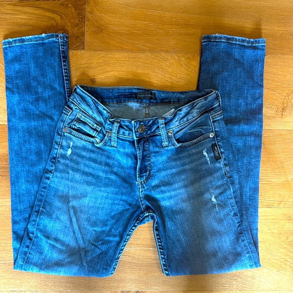 SILVER JEANS (SUKI SLIM) W27/L27 EUC - Picture 2 of 4